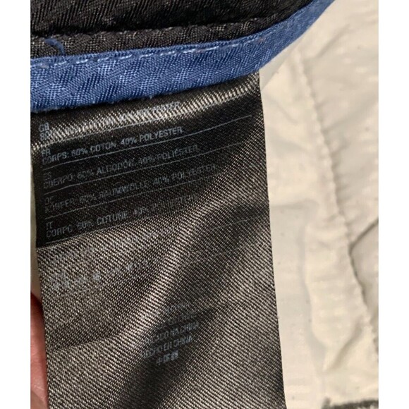 Volcom Vmonty Pants Mens 36x32 Gray Straight Leg Classic Preppy Logo Flaw - Picture 11 of 16